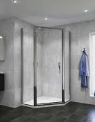 Kohler Bathrooms  - Torsion - In-Swing Pentagon 715 - Twist Handle - LH Door