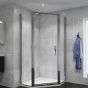 Kohler Bathrooms  - Torsion - In-Swing Pentagon 715 - Geometric Handle - RH Door