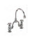 Burlington - Anglesey - Bridge Basin Mixer with Curved Spout