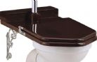 Burlington Deleted Products - Standard - Mahogany Throne Seat for Low Level WC
