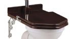 Burlington Deleted Products - Standard - Mahogany Throne Seat for High Level WC 