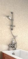 Burlington - Standard - Deck Mounted Angled Bath Shower Mixer - Chrome
