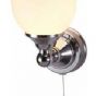 Burlington Deleted Products - Edwardian - Single Eliptical Light with Pull Cord 