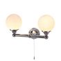 Burlington Deleted Products - Edwardian - Double Round Lights with Pull Cord