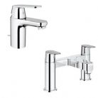 Grohe - Eurosmart Cosmo - Pop-up waste Basin Mixer and Bath filler