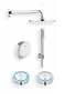 Grohe - Veris - F-digital controller and Bath diverter with Rainshower Shower arm