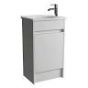 Vitra - S50 - Compact Floorstanding Washbasin Unit - High Gloss White