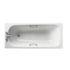 Ideal Standard - Simplicity - Steel Bath with Chrome Plated Grips 1600 x 700mm 2TH