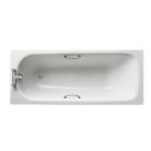 Ideal Standard - Simplicity - Steel Bath with Chrome Plated Grips 130L 1700 x 700mm 2TH