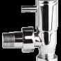 Eastbrook - Standard - Minimalist radiator valves angled (pair)