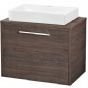 Hudson Reed - Horizon - 600 1 Drawer Cabinet, Worktop & Basin Oak By Claygate
