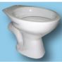  a Discontinued - Standard - Misty (Whisper) Peach WC TOILET PAN low level model -  Horizontal outlet pa