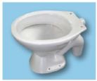  a Discontinued - Standard - Sky Blue Low Level S trap toilet WC pan