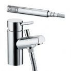 Britton Deleted - Prism - 1 Hole Bath Shower Mixer Chrome Plated