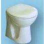  a Discontinued - Standard - Soft Cream WC TOILET PAN back to wall model