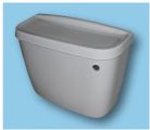  a Discontinued - Standard - Old English White WC TOILET CISTERN 450mm close coupled model (lever flush)