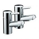 Britton Deleted - Prism - Basin Taps Chrome Plated