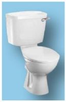  a Discontinued - Standard - Peach Shires Close coupled toilet ( WC pan & 450mm lever flush cistern )
