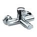 Britton Deleted - Prism - Wall Mounted Bath Filler Chrome Plated