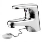 Armitage Shanks - Sandringham SL - S/L Single Lever 1TH Basin Mixer with Weighted Chain - Chrome Lever