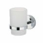 Inda Products Deleted  - Forum - Tumbler and Holder - Chrome /Frosted Glass