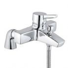 Vitra - Slope - Bath/Shower Mixer including. Handshower